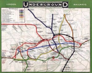 First map of the London Underground