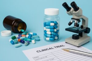 Clinical trial mockup